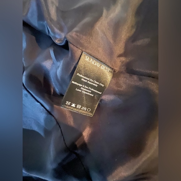 Aritzia Sunday Best black one button casual blazer jacket Size 0 - Picture 3 of 8